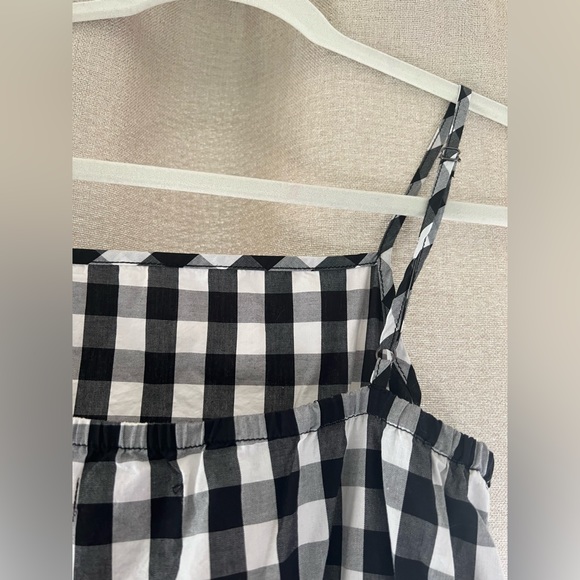 CI SONO Black and White Checkerboard Romper - Picture 4 of 5